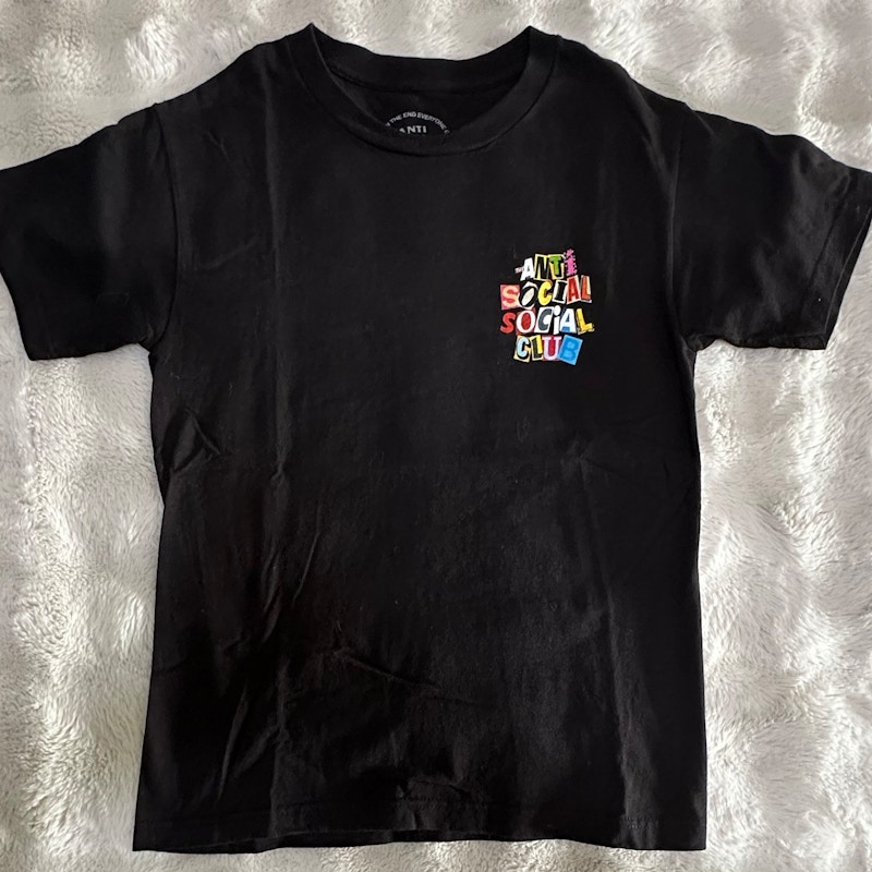 Anti Social Social Club Ransom T-Shirt Black