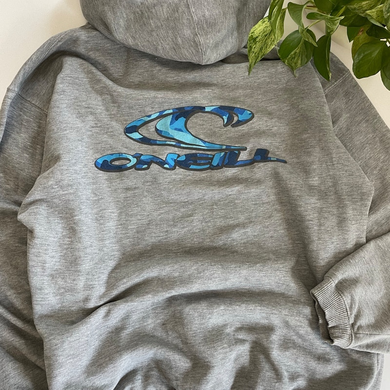 90s O'Neill Surf Hoodie Grey