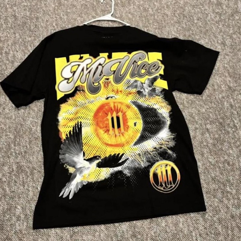 Mi Vice Graphic T-Shirt Black