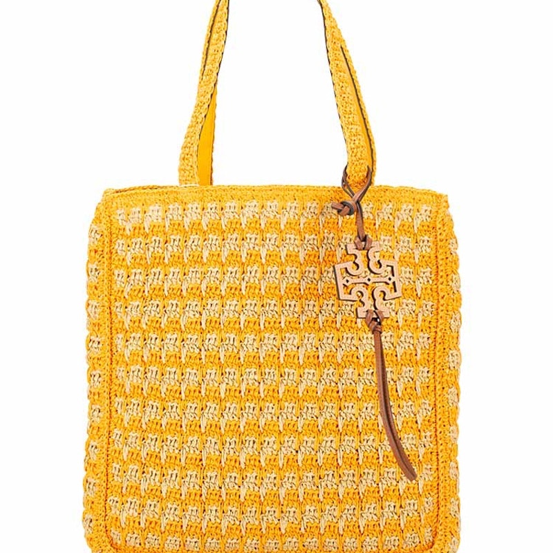 Tory Burch Woven Straw Tote Bag