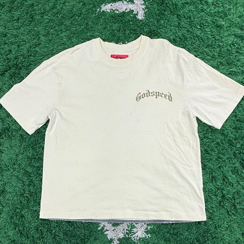 Godspeed Skull Mask T-Shirt Cream