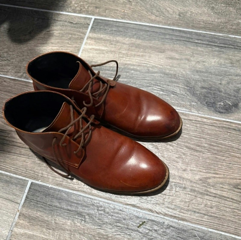Aldo Leather Chukka Boot Brown