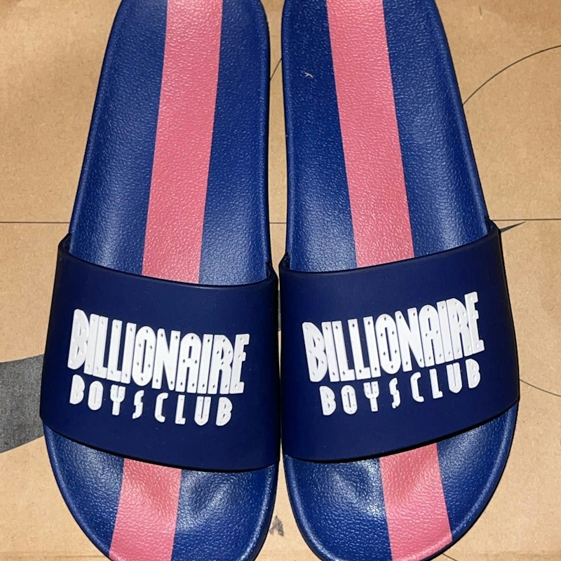 Billionaire Boys Club Slide Sandals Blue Pink