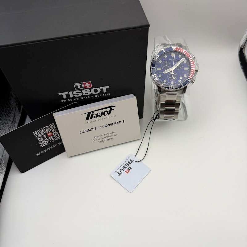 Tissot Seastar 1000 Chronograph Blue Red Pepsi