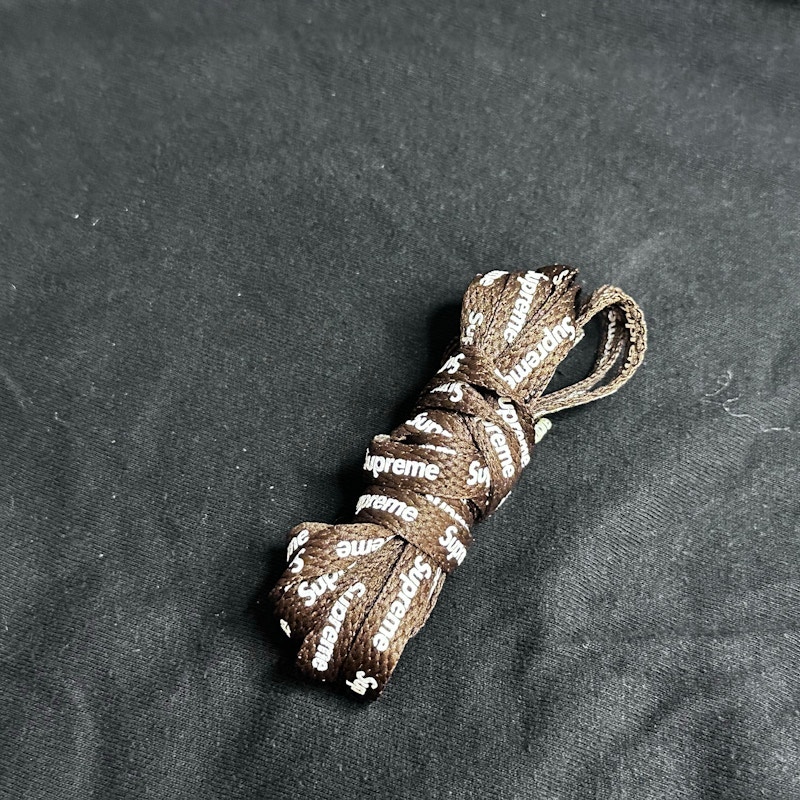 Supreme Shoe Laces Brown