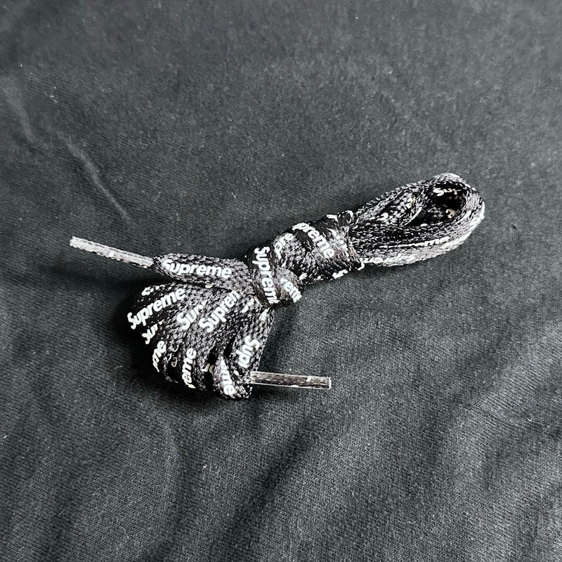 Supreme Shoe Laces Black