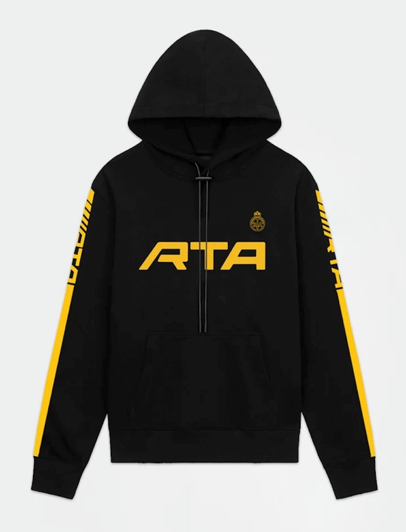 RtA Dion Racing Logo Hoodie Black Yellow