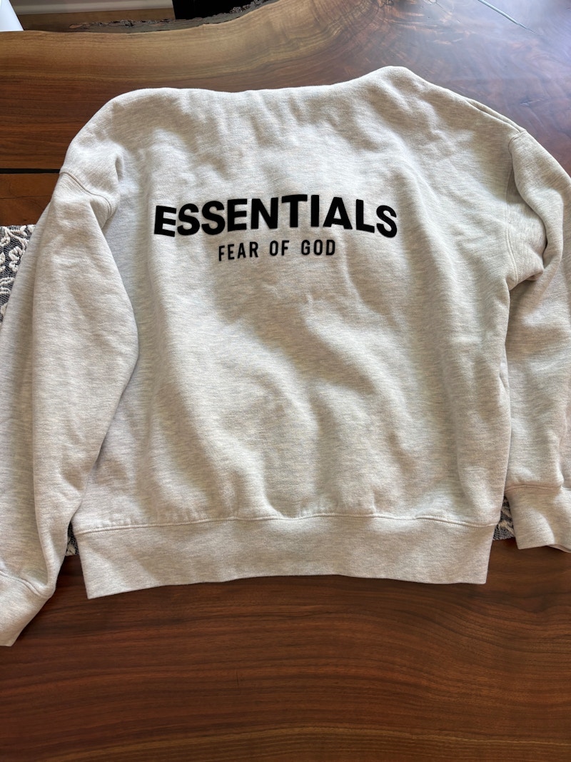 Fear of God Essentials Hoodie Light Oatmeal SS22