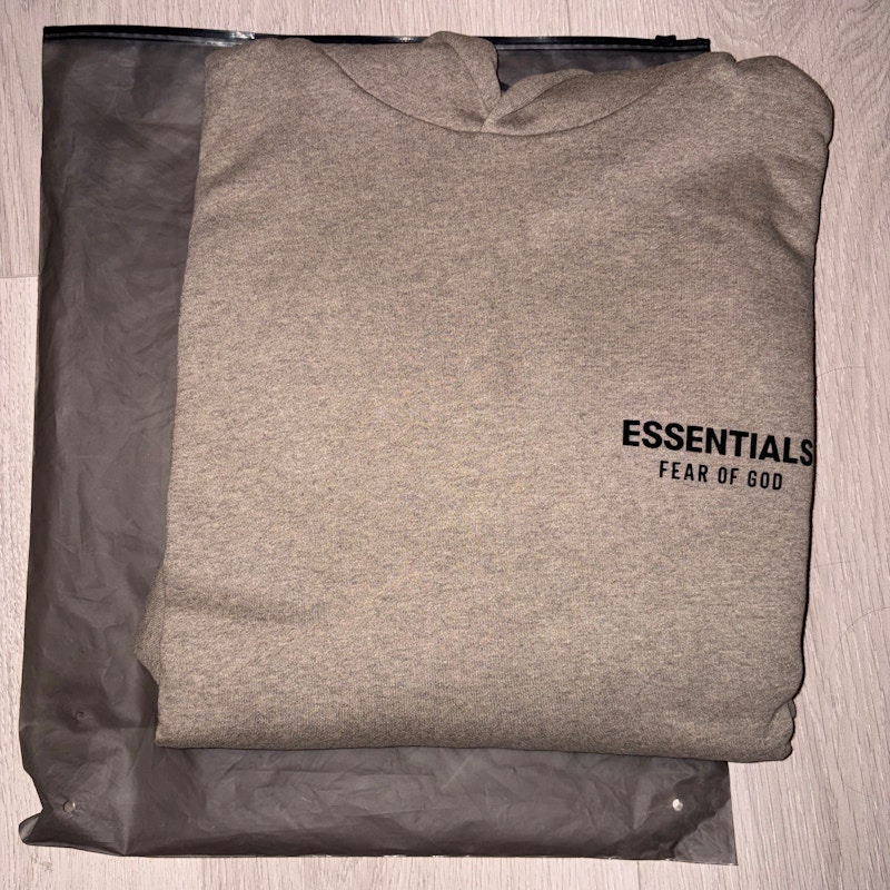 Fear of God Essentials Hoodie Heather Oatmeal