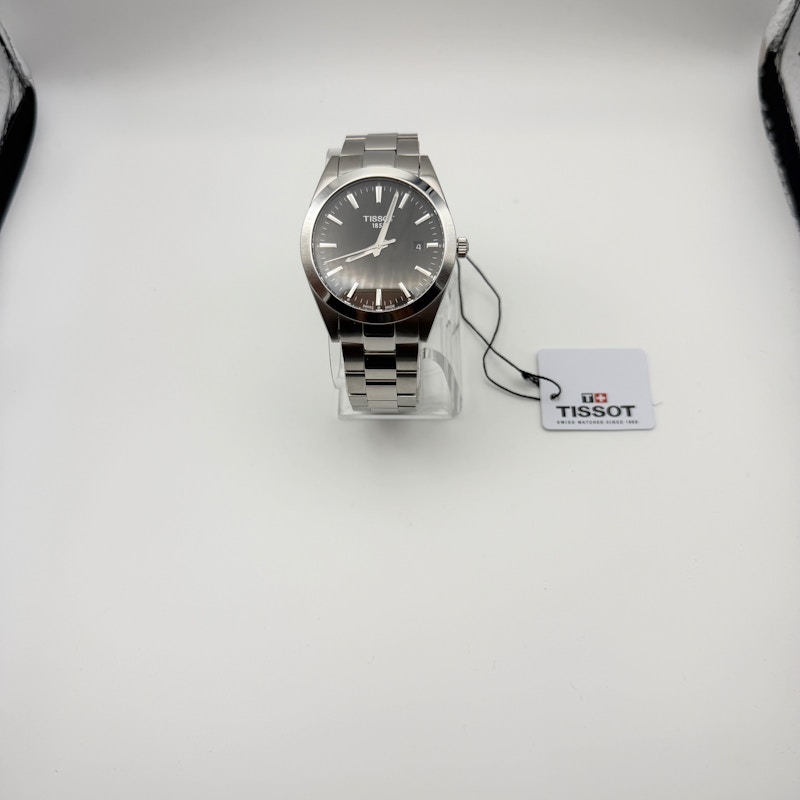 Tissot Gentleman Quartz Black Dial Watch