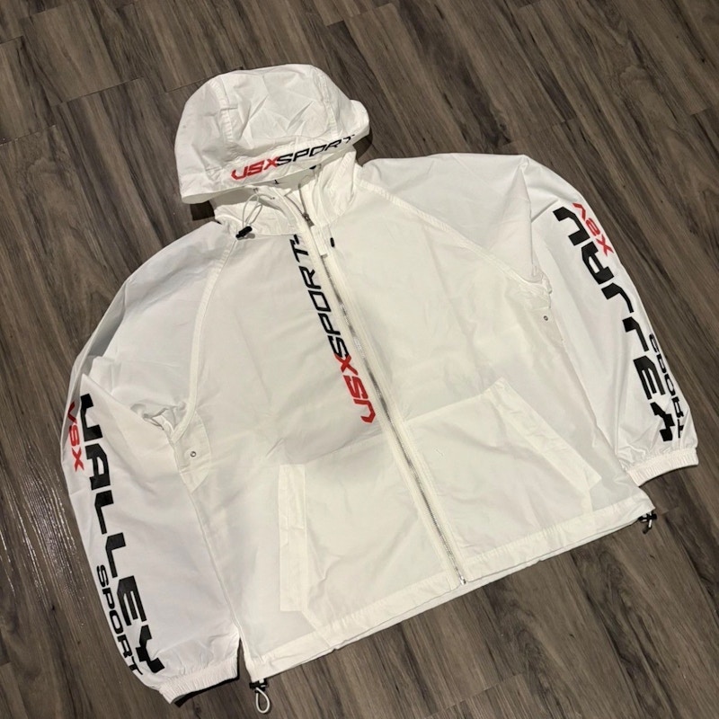Valley Dreams USX Sport Windbreaker Jacket White