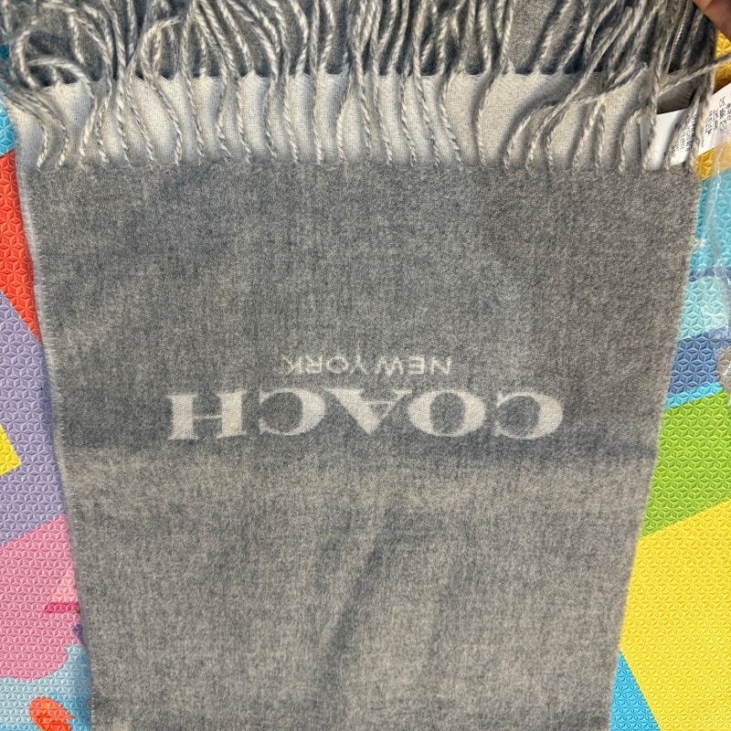 Coach Scarf Light Grey/Chalk