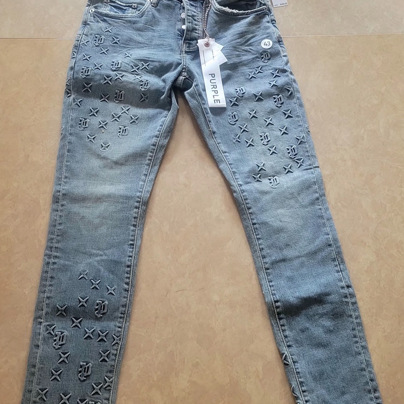 Purple Brand P001 Skinny Jeans Monogram