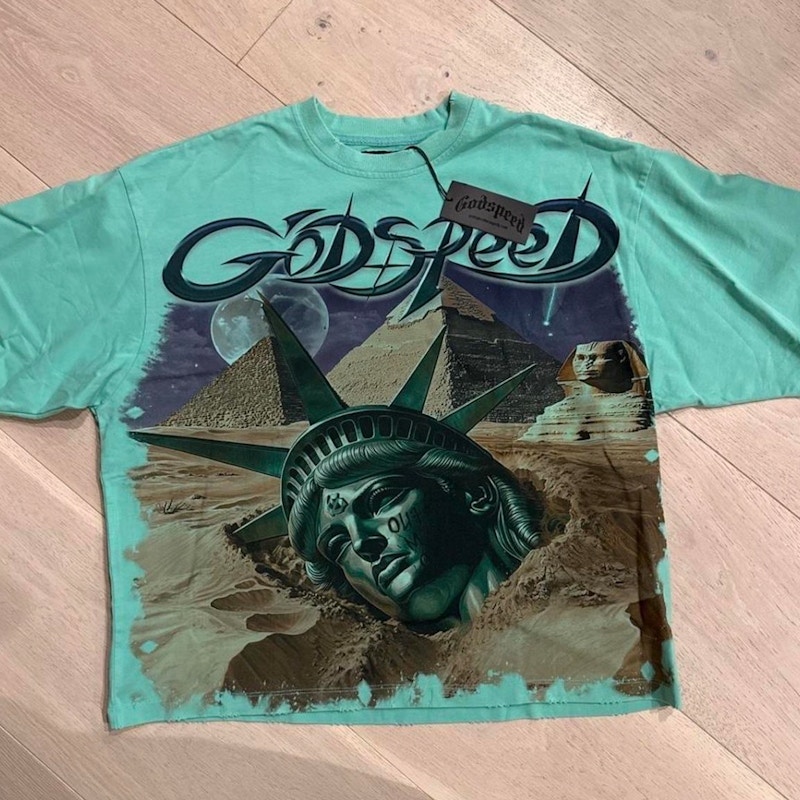 Godspeed Out Of Many, One T-Shirt Liberty Green