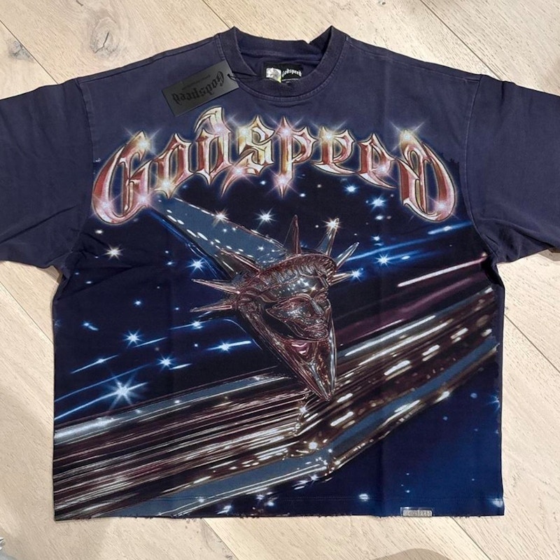 Godspeed Rarity Collection MMXXIV Limited Art Pieces T-Shirt Blue