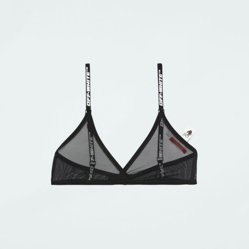 Off-White Logo Band Bra