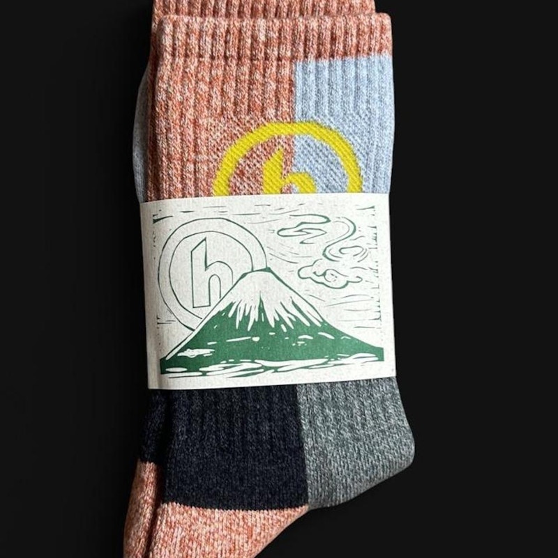 Hidden NY Patchwork Crew Socks