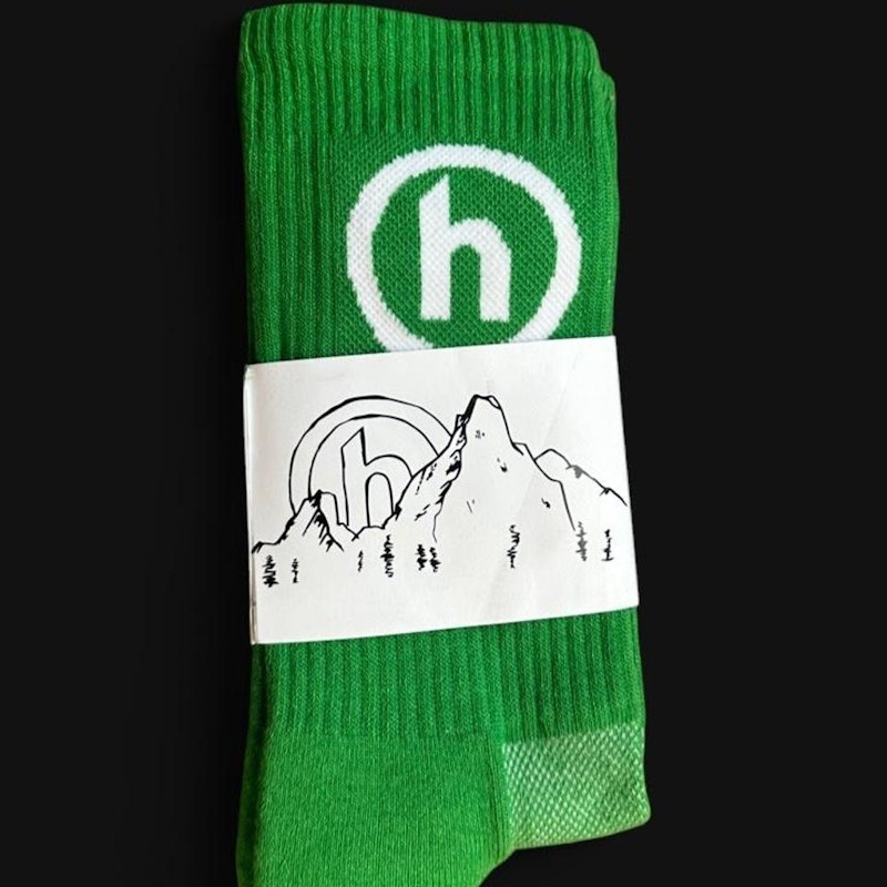 Hidden NY Crew Socks Green