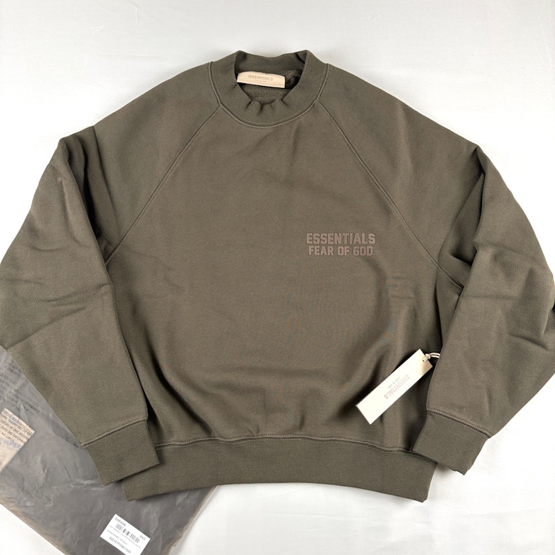 Fear of God Essentials Crewneck Sweatshirt Off Black