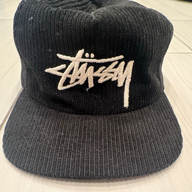Stüssy Corduroy Trucker Hat Black