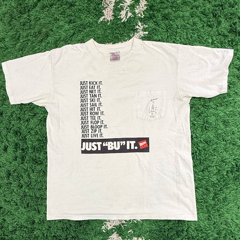 Oneita Just Bu It T-Shirt White