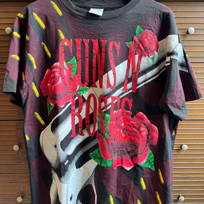 Guns N' Roses All Over Print AOP T-Shirt Black