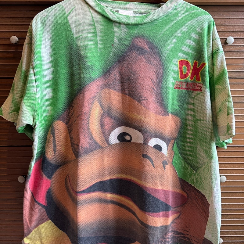 Nintendo Donkey Kong Country Super Nintendo SNES AOP Video Game Shirt