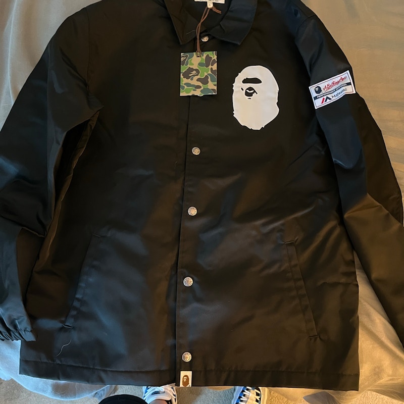 A Bathing Ape 93 Coaches Jacket Black