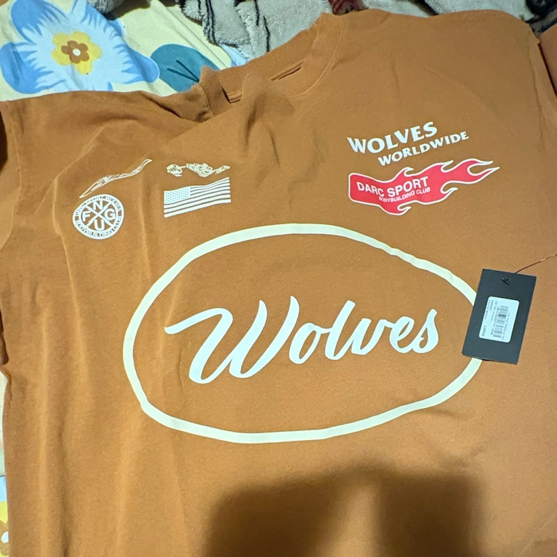 Darc Sport Wolves Worldwide T-Shirt Brown