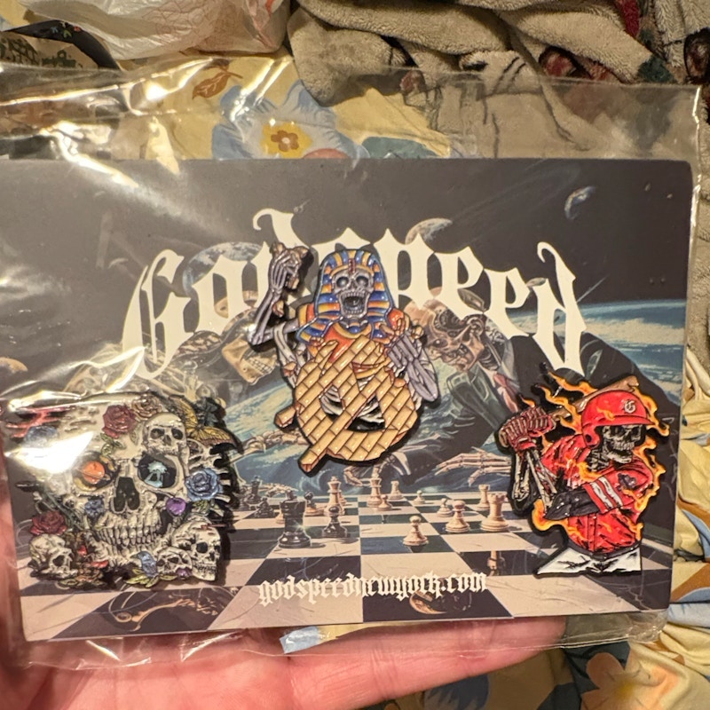 Godspeed Enamel Pin Set