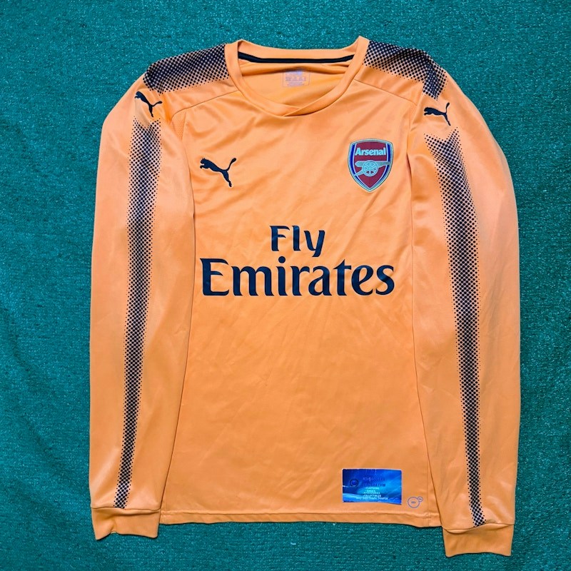 Puma Arsenal Fly Emirates Long Sleeve Jersey Orange