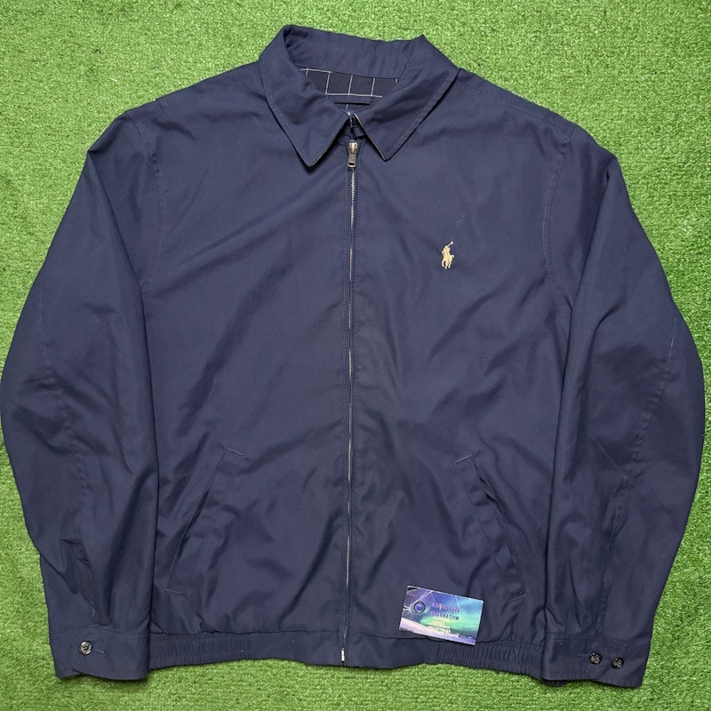 Polo Ralph Lauren Harrington Full Zip Jacket Blue