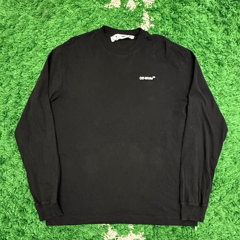 Off-White Arrows Long Sleeve T-Shirt Black