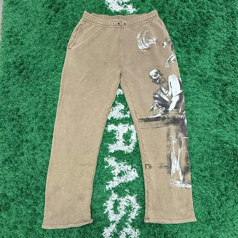 Off White Sweatpants Tan