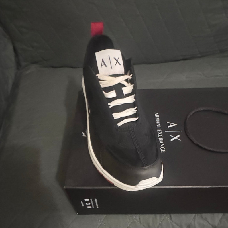 Armani Exchange Sneaker Black White Red