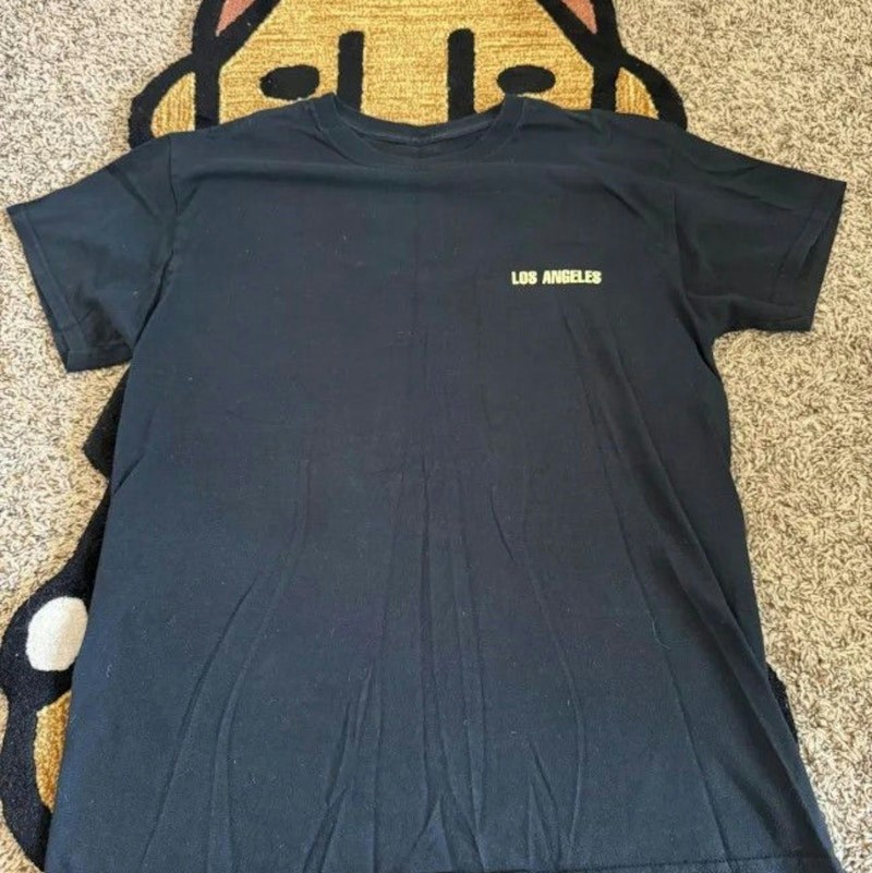 Kanye West Saint Pablo Tour The Forum Los Angeles T-Shirt Black