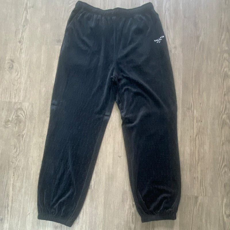 Sinclair Velour Sweatpants Black
