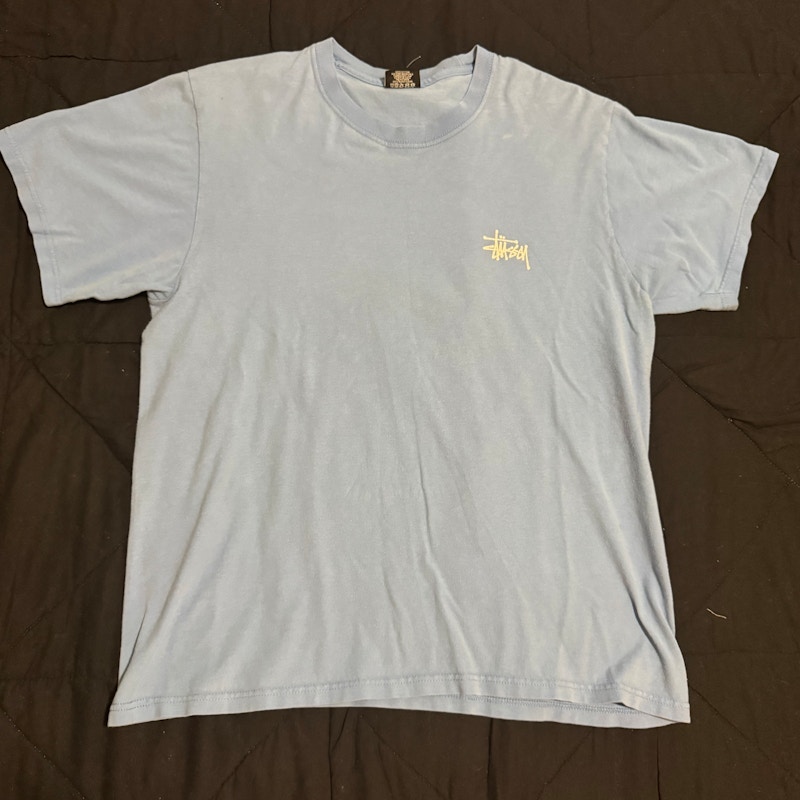 Stüssy Basic Logo T-Shirt Light Blue