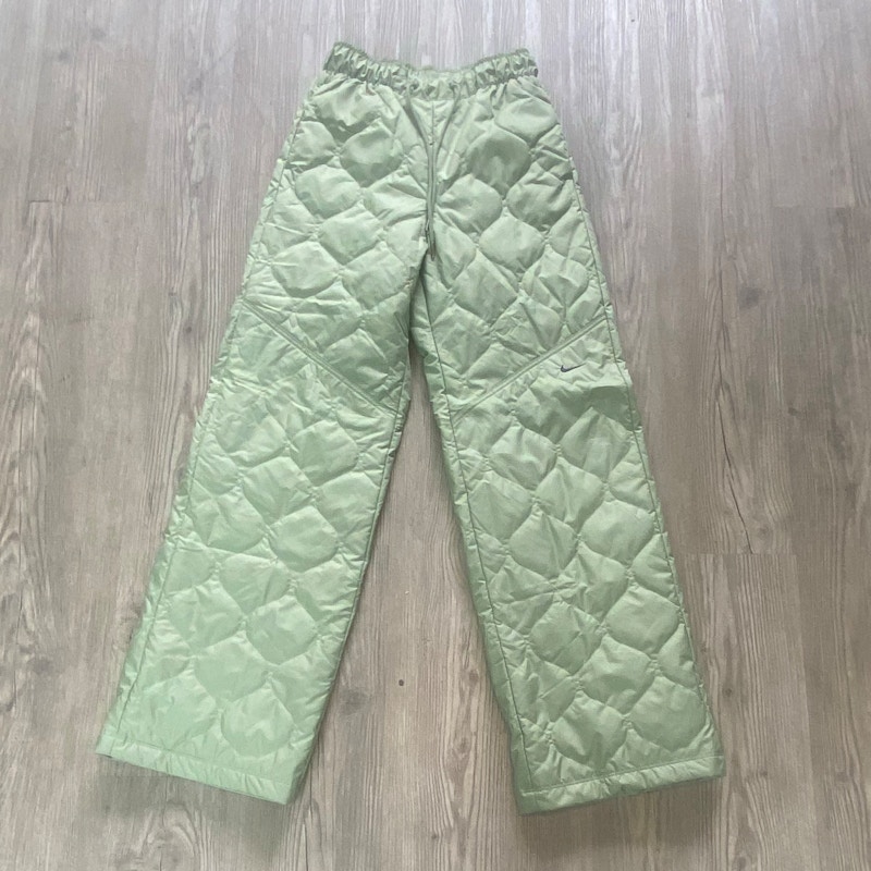 Nike Quilted Pants Green