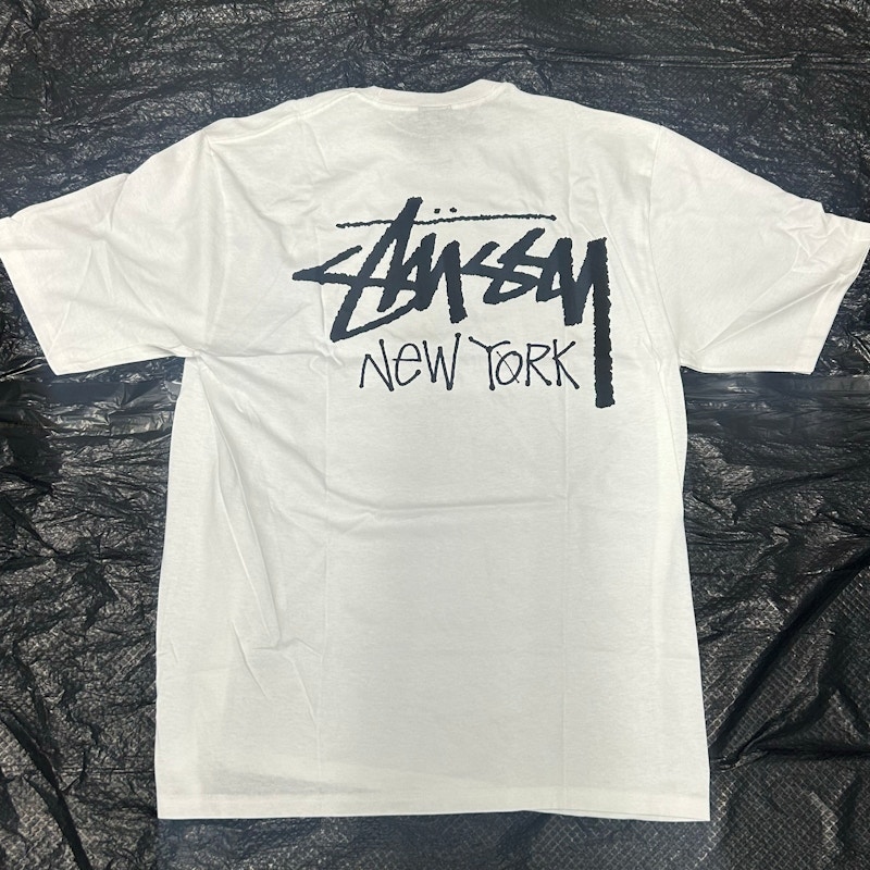 Stussy Stock New York T-Shirt White