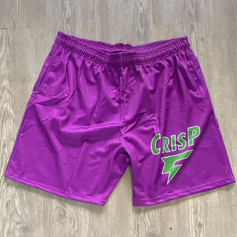 CRISPY NYC Mesh Shorts Purple