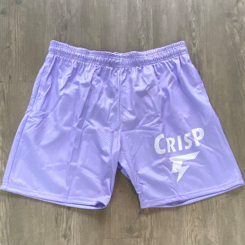 CRISPY NYC Athletic Mesh Shorts Purple