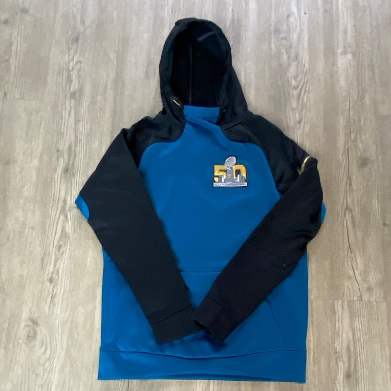 Nike Super Bowl Hoodie Blue