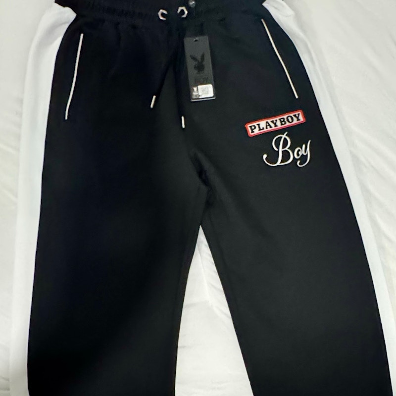 Playboy Logo Sweatpants Black