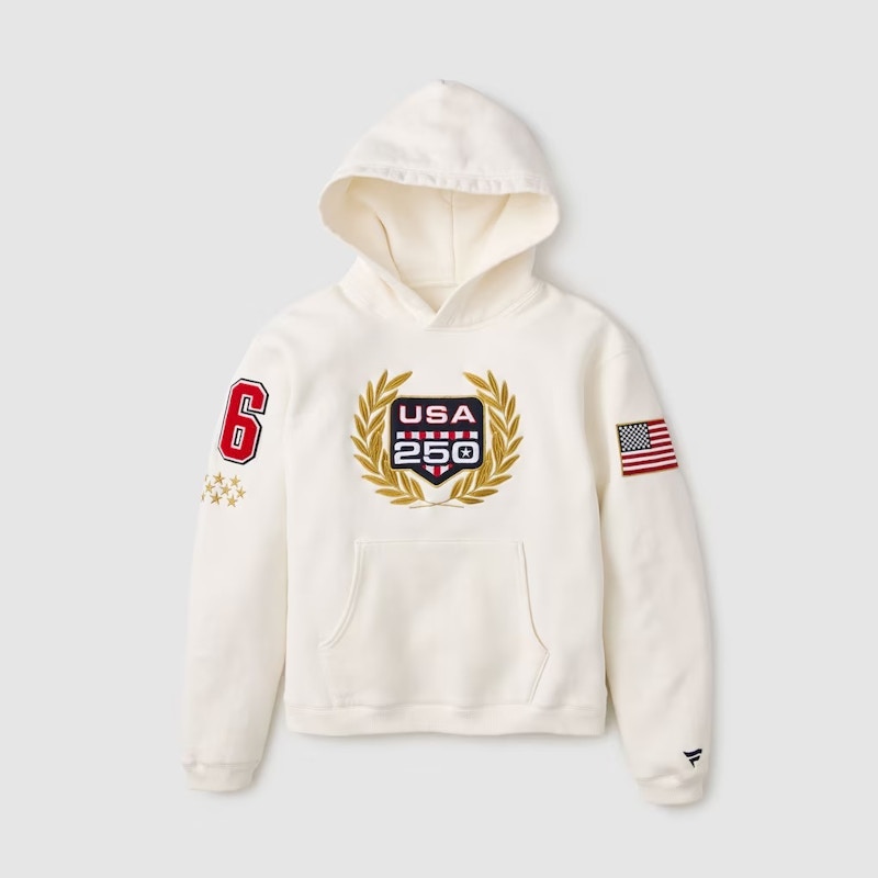 Fanatics USA 250 Limited Edition Heavyweight Fleece Hoodie White