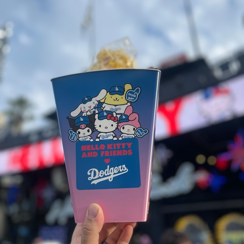 Sanrio Hello Kitty and Friends Los Angeles Dodgers Popcorn Bucket