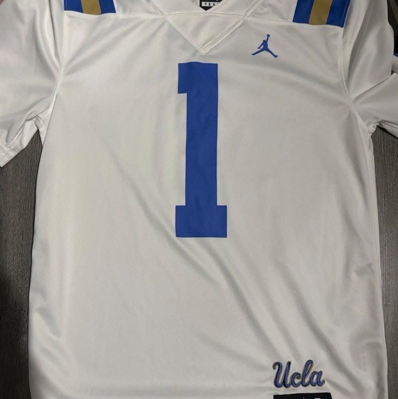 Jordan UCLA Bruins Football Jersey White