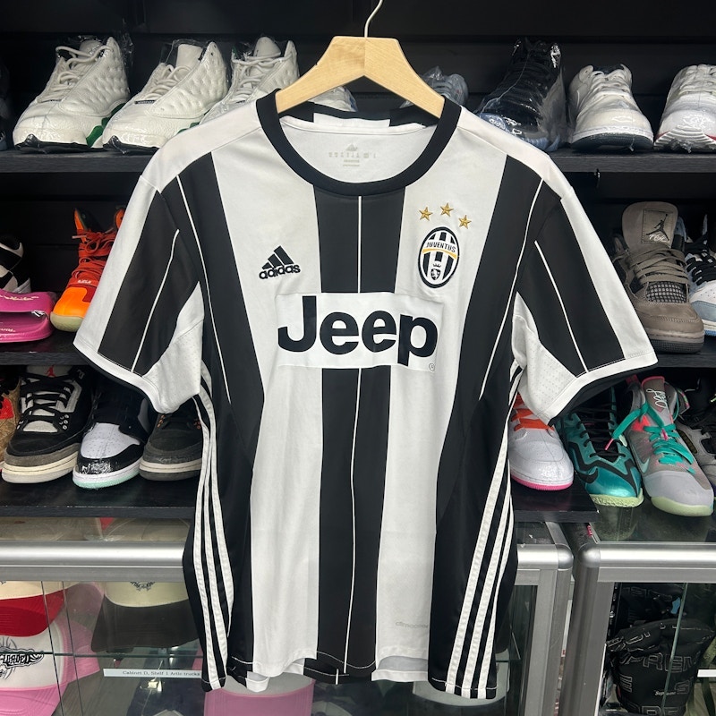 Adidas Juventus Higuain #9 Home Jersey White Black