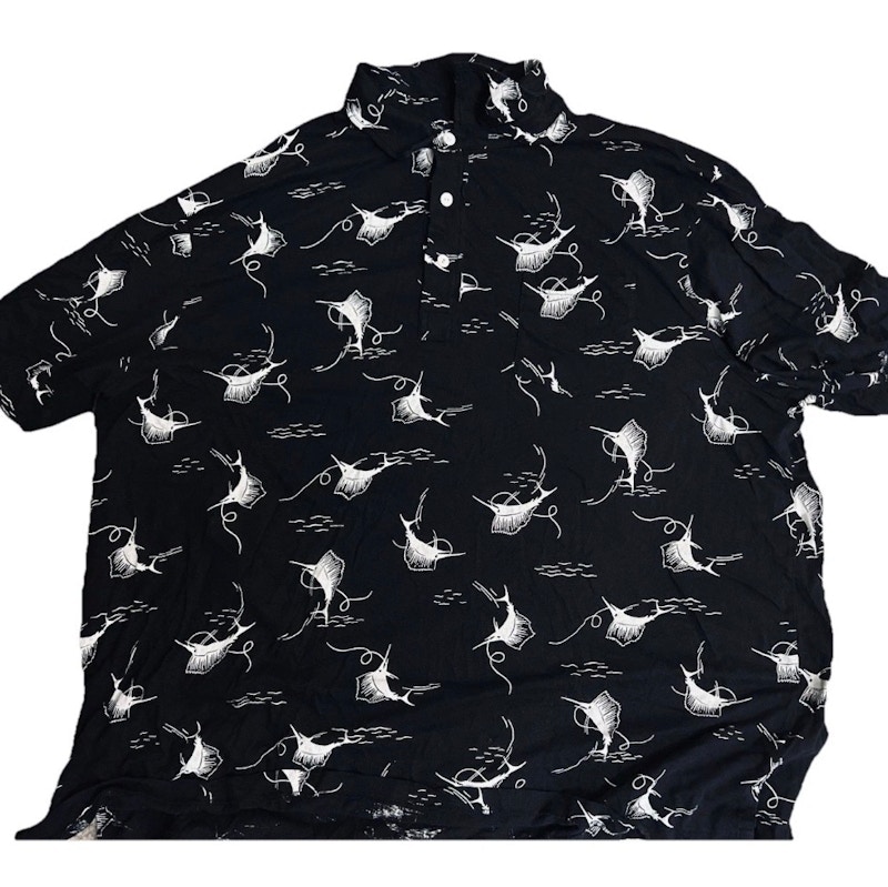 Polo Ralph Lauren Black Swordfish Polo Shirt