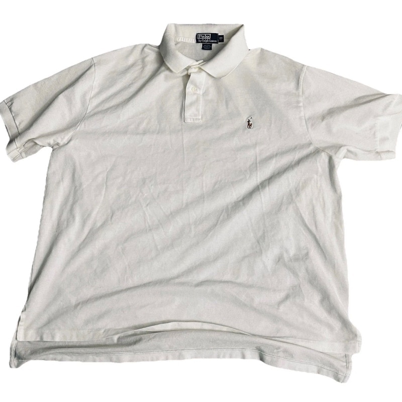 Polo Ralph Lauren Men's Cotton Mesh Polo Shirt White